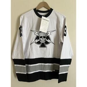 RARE SSUR*PLUS Head Hunters 13 SAMPLE Long Sleeve Jersey Shirt M *HAS STAINS*